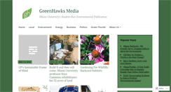 Desktop Screenshot of greenhawksmedia.net