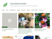 Tablet Screenshot of greenhawksmedia.net